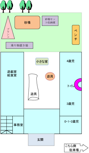 こひつじ園内図
